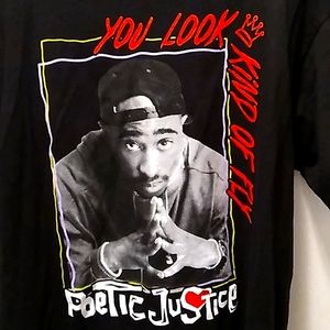 Nwt Black Tupac Tshirt (M)